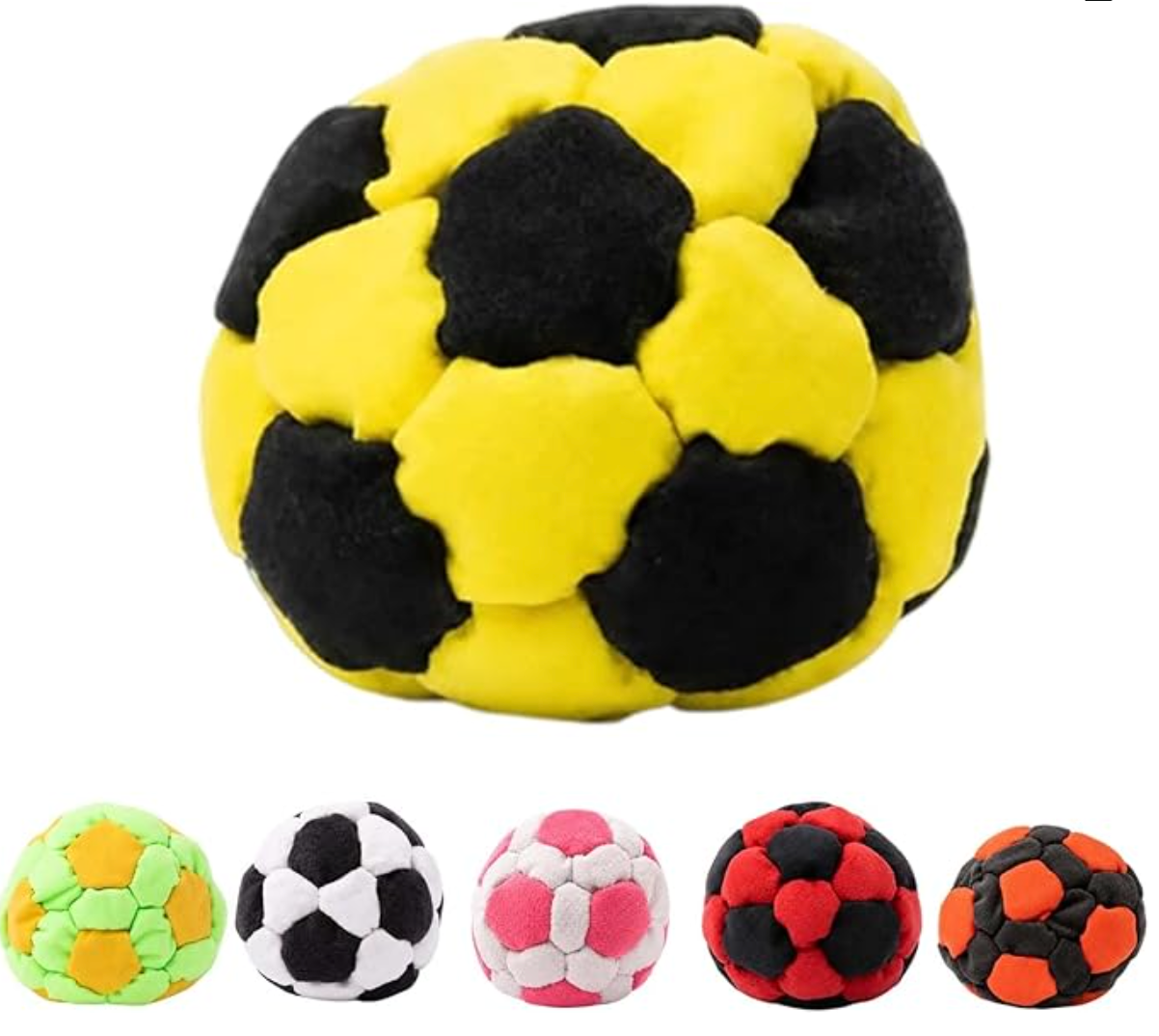 Dragonfly Footbag,32-Panel Hacky Sack Spiral Pellet Filled Footbag Ball, Soft Durable Soccer Style Kick Bag for Foot Coordination Training, Outdoor Play, Stress Relief Toy