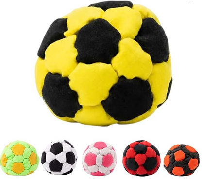 Dragonfly Footbag,32-Panel Hacky Sack Spiral Pellet Filled Footbag Ball, Soft Durable Soccer Style Kick Bag for Foot Coordination Training, Outdoor Play, Stress Relief Toy